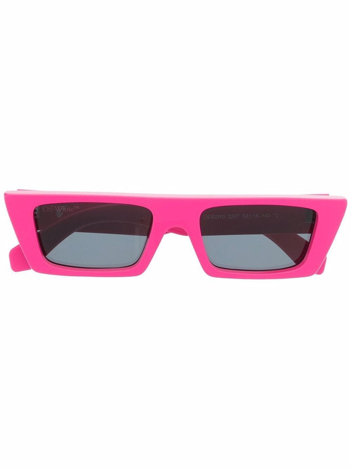OFF-WHITE Marfa rectangular-frame sunglasses Pink - MAISONDEFASHION.COM