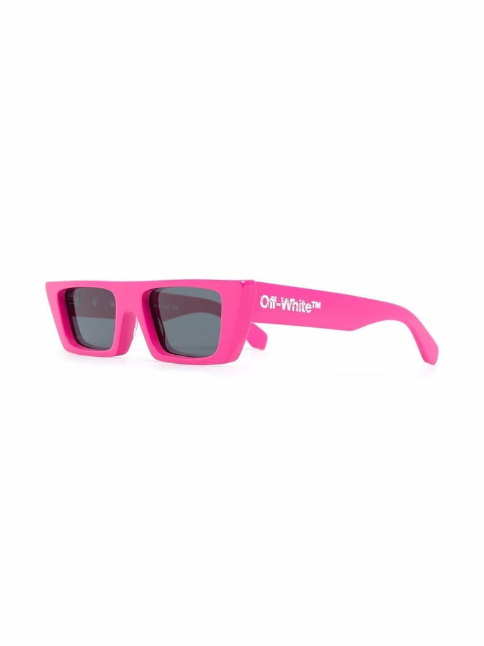 OFF-WHITE Marfa rectangular-frame sunglasses Pink - MAISONDEFASHION.COM