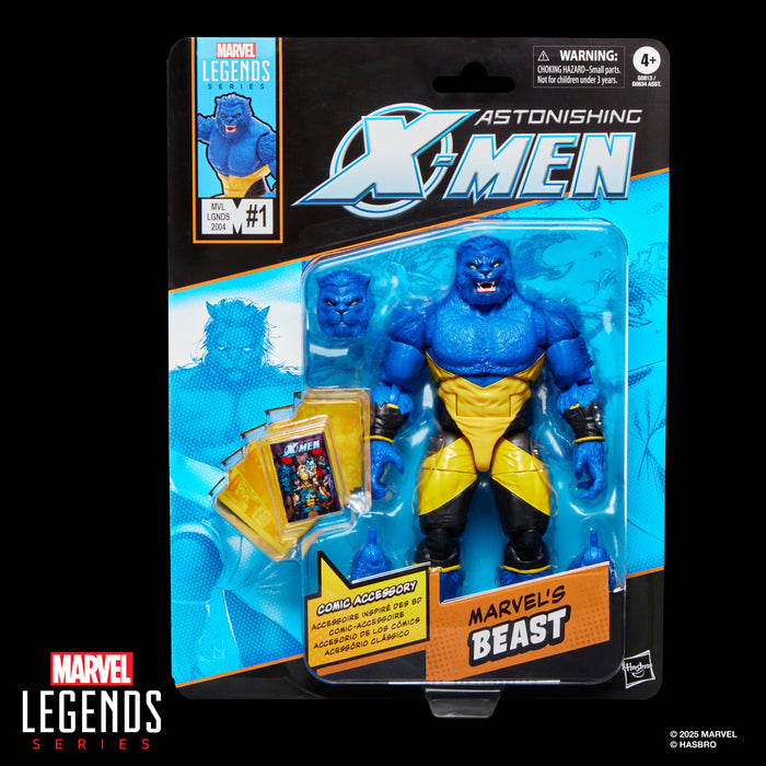 Marvel Legends - Comics - Astonishing X-Men Issue #1 (2004) Marvel's Beast Action Figure (G0813) LOW STOCK