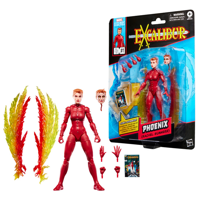 Marvel Legends - Comics - Excalibur Issue #1 (1988) - Phoenix (Rachel Summers) X-Men Figure (G0814) LOW STOCK
