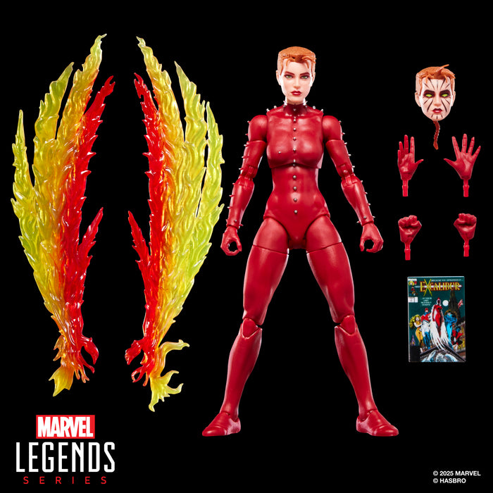 Marvel Legends - Comics - Excalibur Issue #1 (1988) - Phoenix (Rachel Summers) X-Men Figure (G0814) LOW STOCK