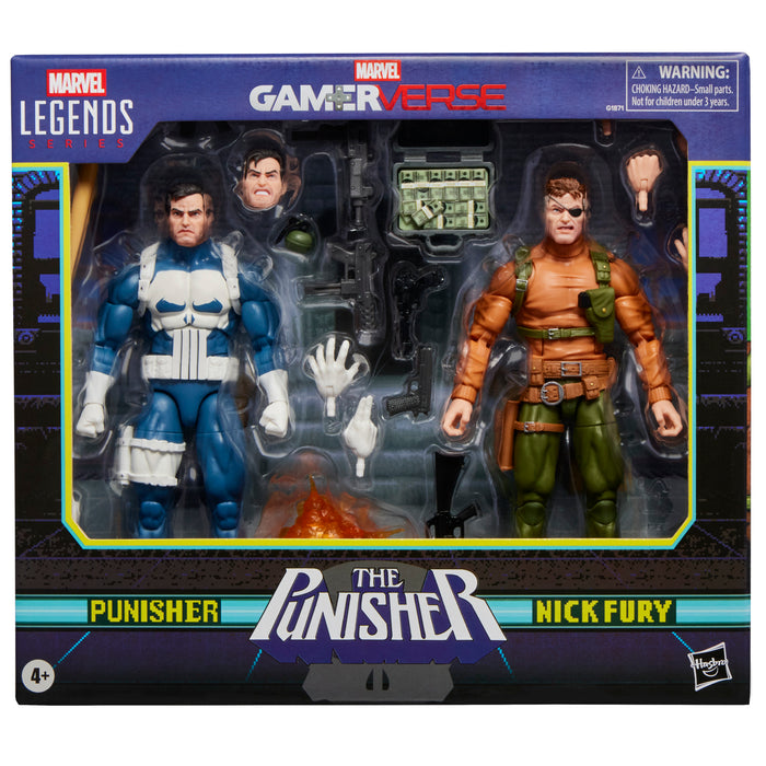 Marvel Legends - Gamerverse - The Punisher Video Game - Punisher & Nick Fury Action Figures (G1871) LOW STOCK