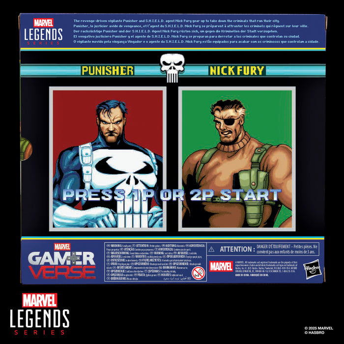 Marvel Legends - Gamerverse - The Punisher Video Game - Punisher & Nick Fury Action Figures (G1871) LOW STOCK