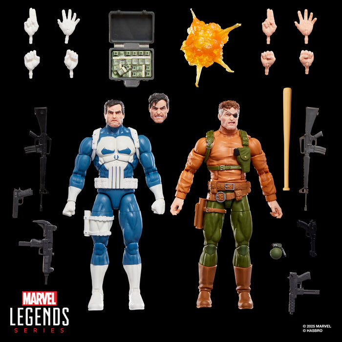 Marvel Legends - Gamerverse - The Punisher Video Game - Punisher & Nick Fury Action Figures (G1871) LOW STOCK