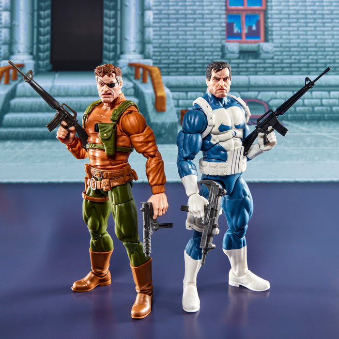 Marvel Legends - Gamerverse - The Punisher Video Game - Punisher & Nick Fury Action Figures (G1871) LOW STOCK