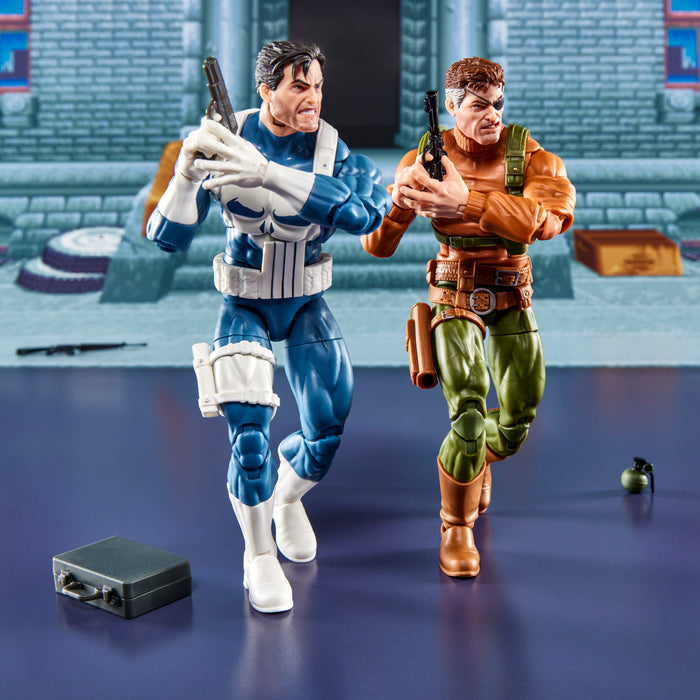 Marvel Legends - Gamerverse - The Punisher Video Game - Punisher & Nick Fury Action Figures (G1871) LOW STOCK