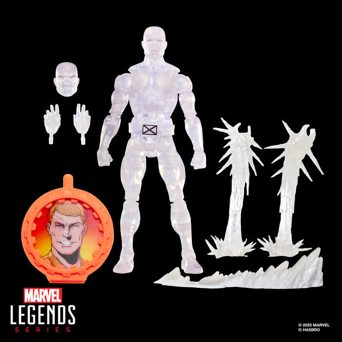 Marvel Legends - Retro Series - Secret Wars - X-Men - Ice Man Action Figure (G0592) LOW STOCK