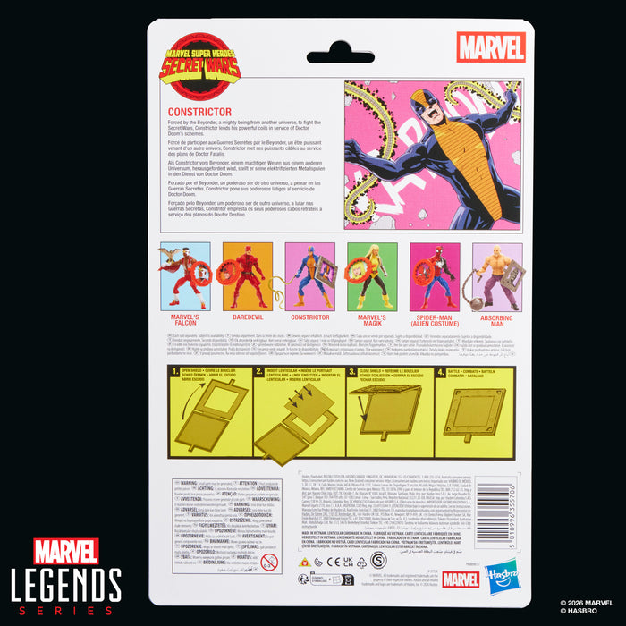 Marvel Legends - Retro Series - Secret Wars (Wave 2) - Constrictor Action Figure (G2415)
