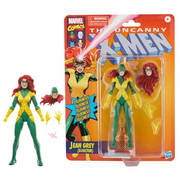 Marvel Legends - Retro Series - The Uncanny X-Men - Jean Grey (X-Factor) Action Figure (G0599)