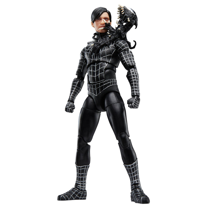 Marvel Legends - Spider-Man 3 (2007 Movie) - Spider-Man (Symbiote Black Suit) Action Figure (G0589) LOW STOCK