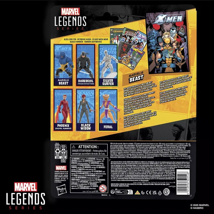 Marvel Legends Retro Comics W1 Complete 6-Pack: Beast, Phoenix, Surfer, Widow, Daredevil, Feral G0634 LOW STOCK