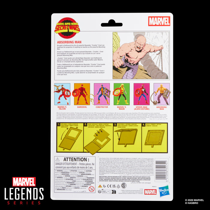 Marvel Legends Series - Retro - Secret Wars (Wave 2) - Absorbing Man Action Figure (G2420)