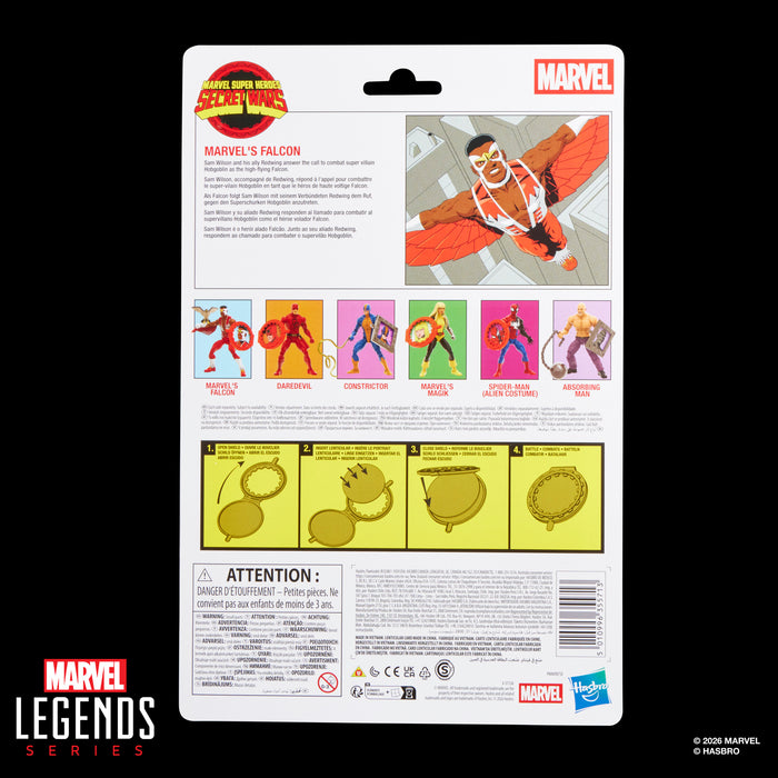 Marvel Legends Series - Retro - Secret Wars (Wave 2) - Falcon Action Figure (G2416)