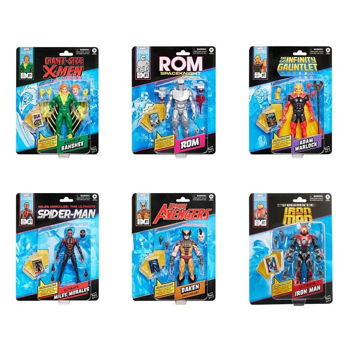 Marvel Legends Series - Retro 2025 (Wave 1) Action Figure 6-Pack (G1587) LOW STOCK