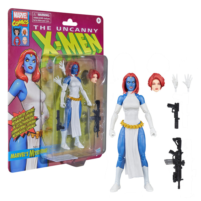 Marvel Legends Series - Retro Collection - The Uncanny X-Men - Mystique Action Figure (G0628)