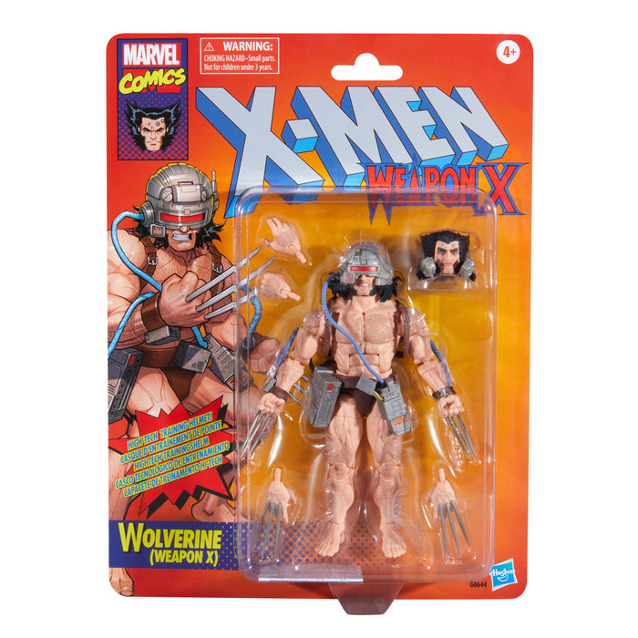 Marvel Legends Series - Retro Collection - Wolverine (Weapon X) Action Figure (G0644) LOW STOCK