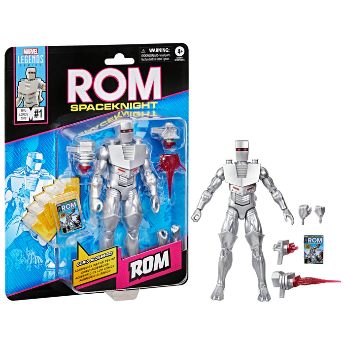 Marvel Legends Series - Retro/Comics - Rom: Spaceknight - ROM Spaceknight Action Figure (G1589)