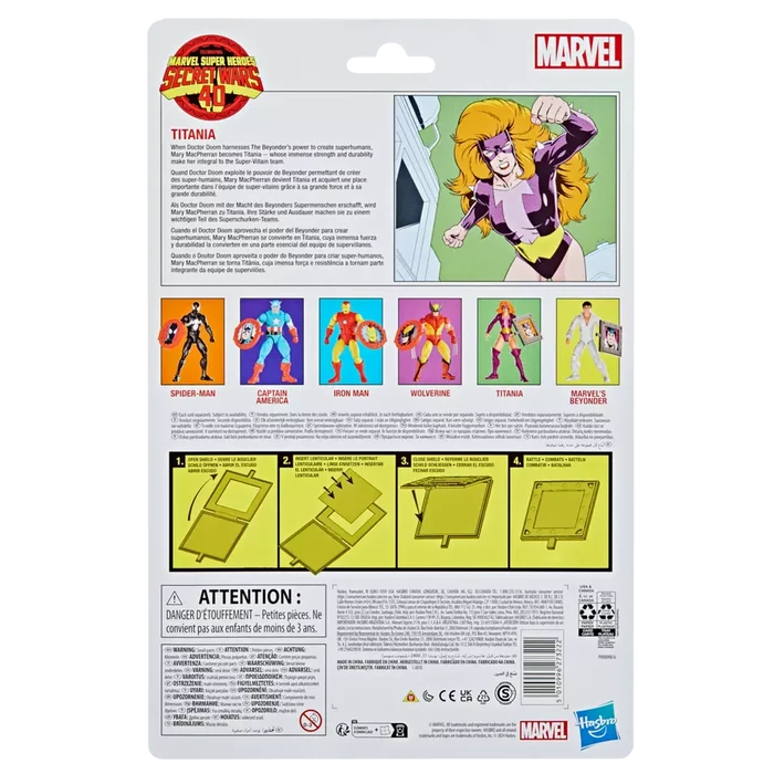 Marvel Legends Series - Secret Wars Titania Retro Action Figure (G0784)