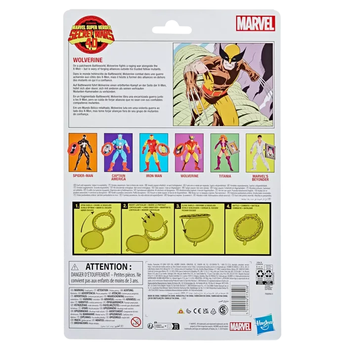 Marvel Legends Series - Secret Wars Wolverine Retro Action Figure (G0782) LOW STOCK