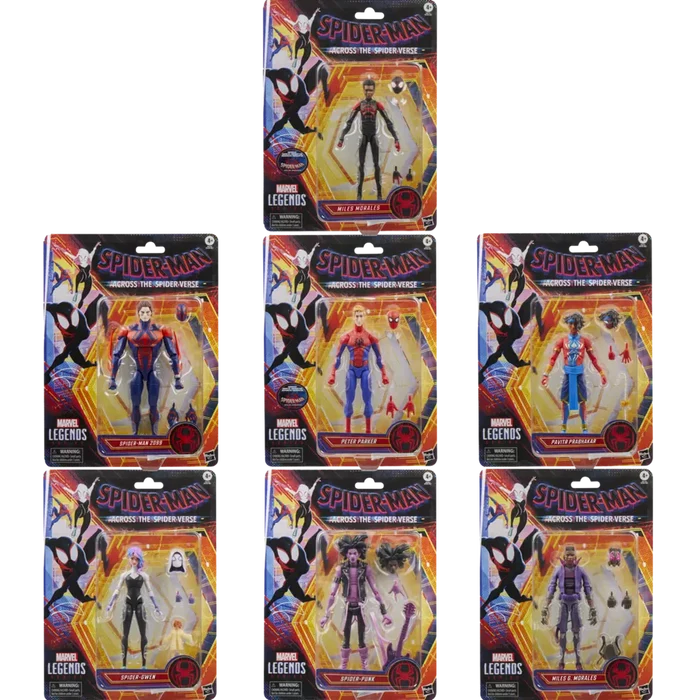 Marvel Legends Series - Spider-Man: Across the Spider-Verse WAV2 Action Figure 7-Pack (F9125) LOW STOCK