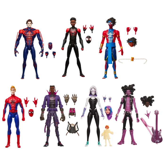 Marvel Legends Series - Spider-Man: Across the Spider-Verse WAV2 Action Figure 7-Pack (F9125) LOW STOCK