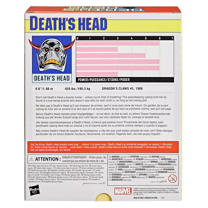 Marvel Legends Series - Super Heroes - Death\'s Head Exclusive Action Figure (F9100) LAST ONE!