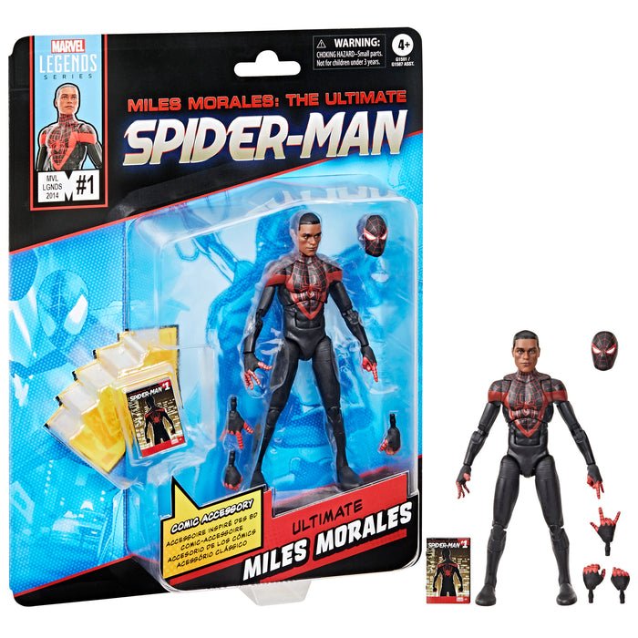 Marvel Legends Series - Ultimate Miles Morales Spider-Man Action Figure (G1591)