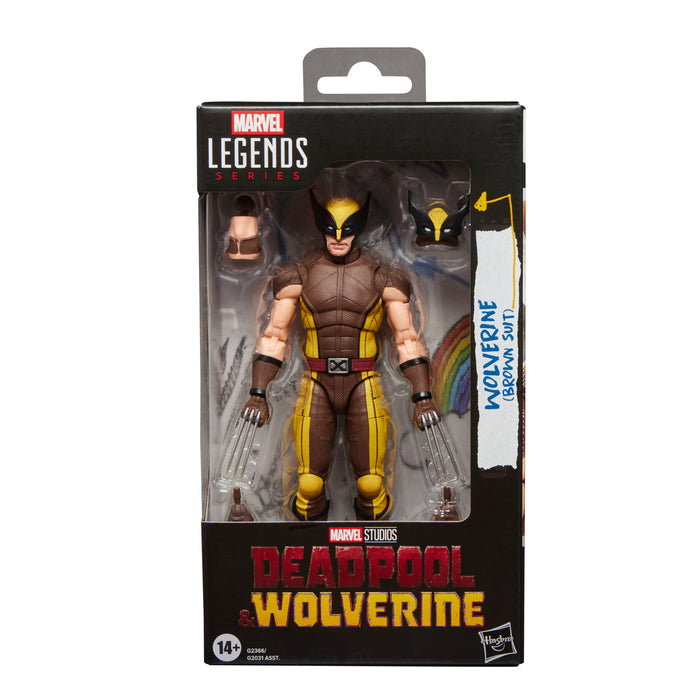 Marvel Legends Series Deadpool & Wolverine (2024 Movie) Wolverine (Brown Suit) Action Figure (G2366) LOW STOCK