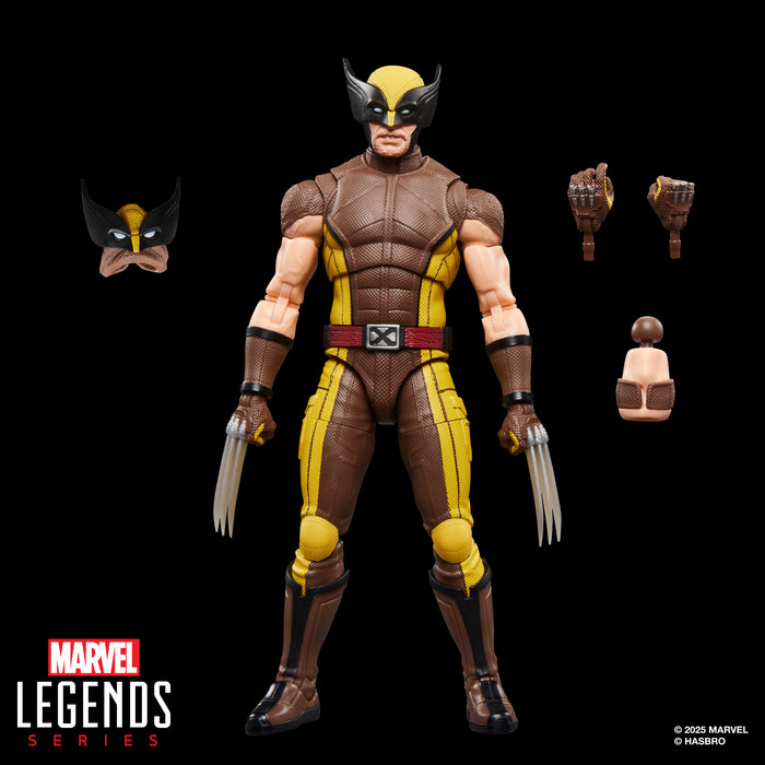 Marvel Legends Series Deadpool & Wolverine (2024 Movie) Wolverine (Brown Suit) Action Figure (G2366) LOW STOCK