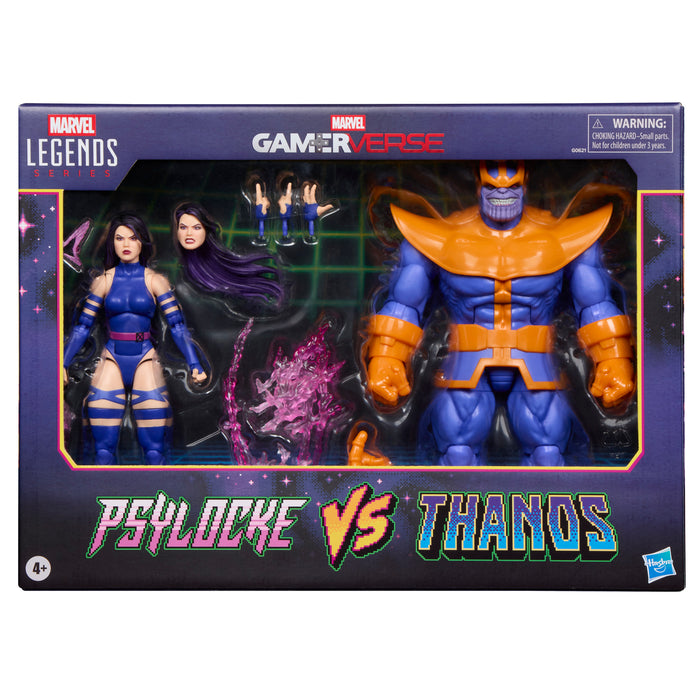 Marvel Legends Series Gamerverse - Psylocke vs. Thanos Action Figures (G0621)
