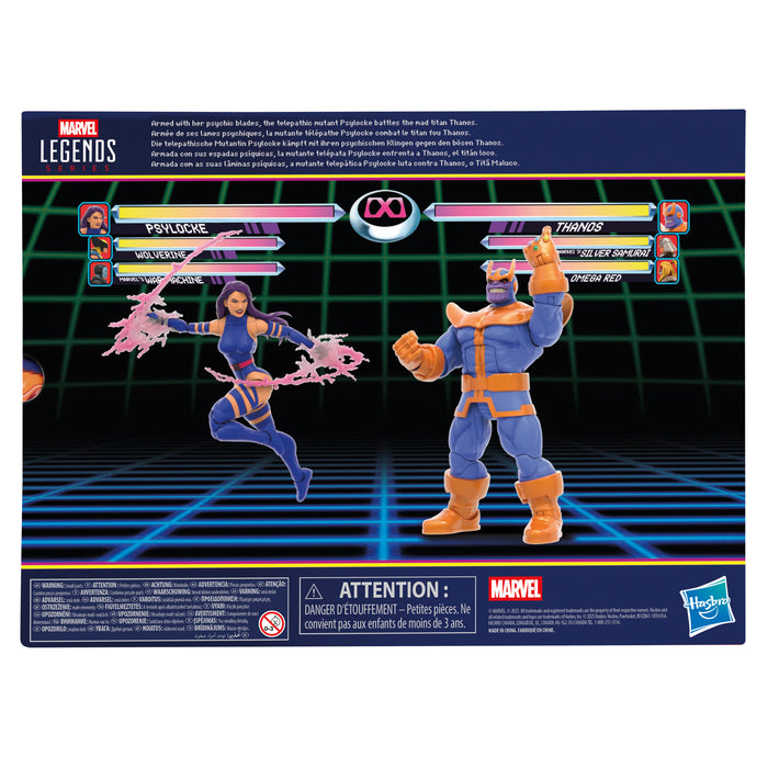 Marvel Legends Series Gamerverse - Psylocke vs. Thanos Action Figures (G0621)