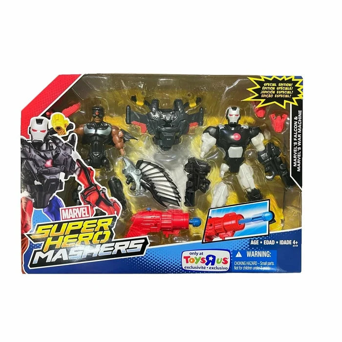 Marvel Super Hero Mashers (Special Edition) Falcon & War Machine 6-inch Action Figures 2-Pack (B3158) LAST ONE!