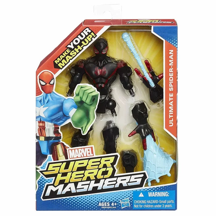 Marvel Super Hero Mashers: Ultimate Spider-Man - Customizable & Swappable 6-inch Action Figure A9828 LAST ONE!