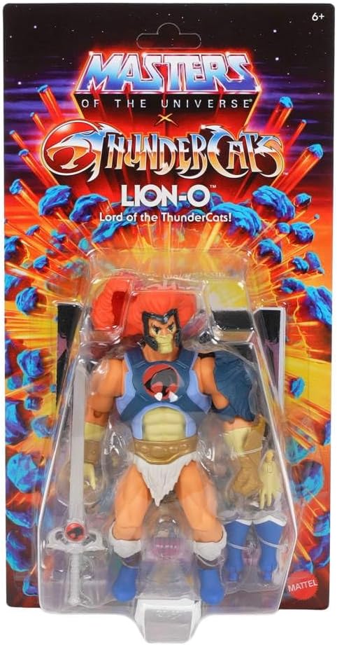 Masters of the Universe (MOTU) - Origins x ThunderCats - Wave 1 - Lion-O Action Figure (JFW93)