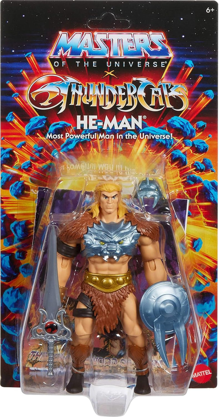 Masters of the Universe (MOTU) - Origins x ThunderCats - Wave 2 - He-Man Action Figure (JFW98)