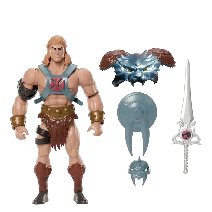 Masters of the Universe (MOTU) - Origins x ThunderCats - Wave 2 - He-Man Action Figure (JFW98)