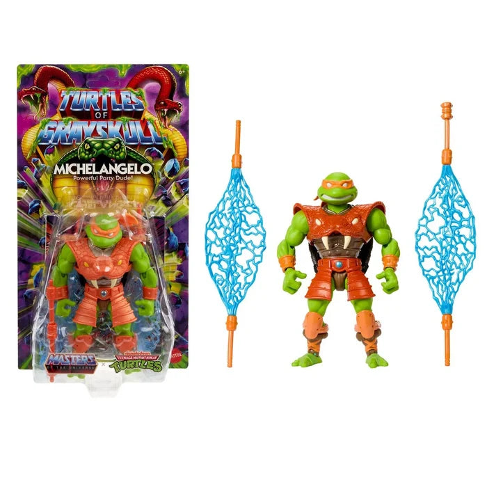 Masters of the Universe: Turtles of Grayskull (Wave 6) Michaelangelo Action Figure (JBN02)
