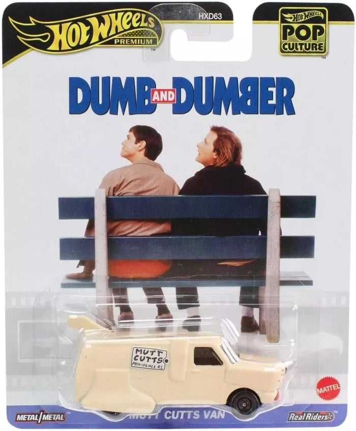 Mattel - Hot Wheels Premium - Dumb and Dumber - Mutt Cutts Van - 1:64 Die-Cast Toy Vehicle (JBL80) LOW STOCK