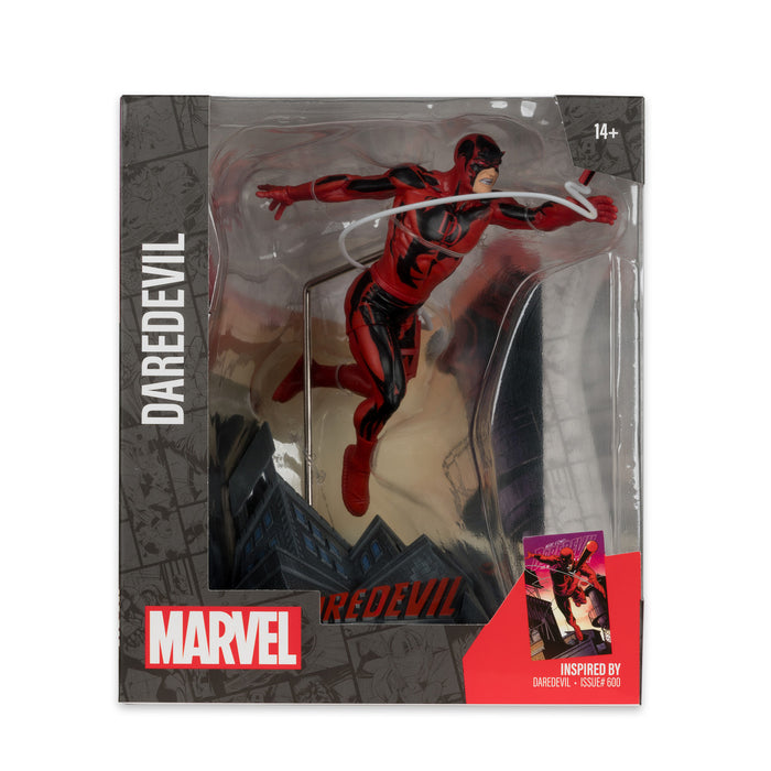 McFarlane - Marvel Collection - Daredevil #600 - Daredevil 1:10th Scale Posed Figure w/Scene (14802) LOW STOCK