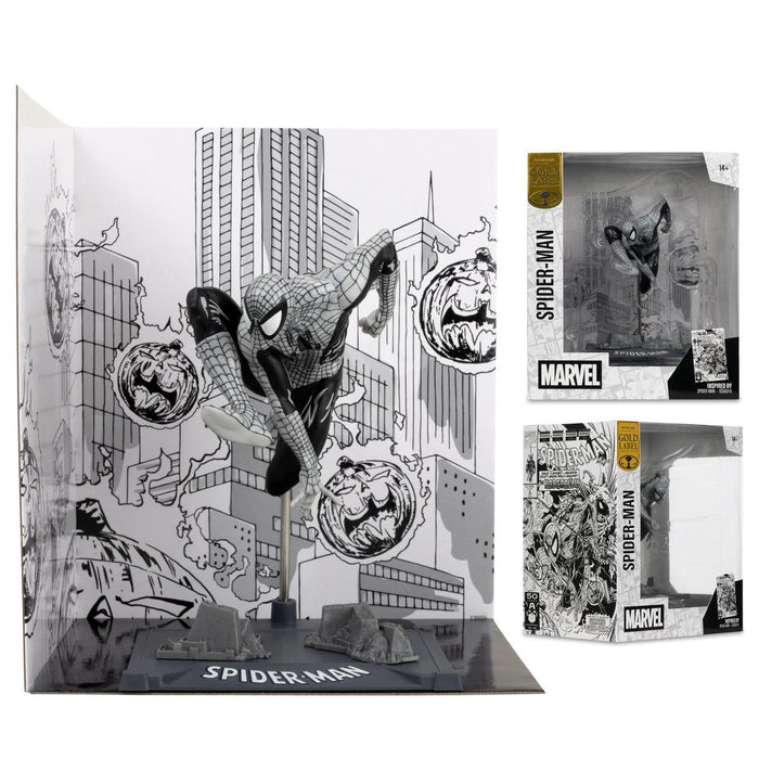 McFarlane - Marvel Collection - Spider-Man (Spider-Man #6) 1:10th Scale Figure with Scene (14829) LAST ONE!