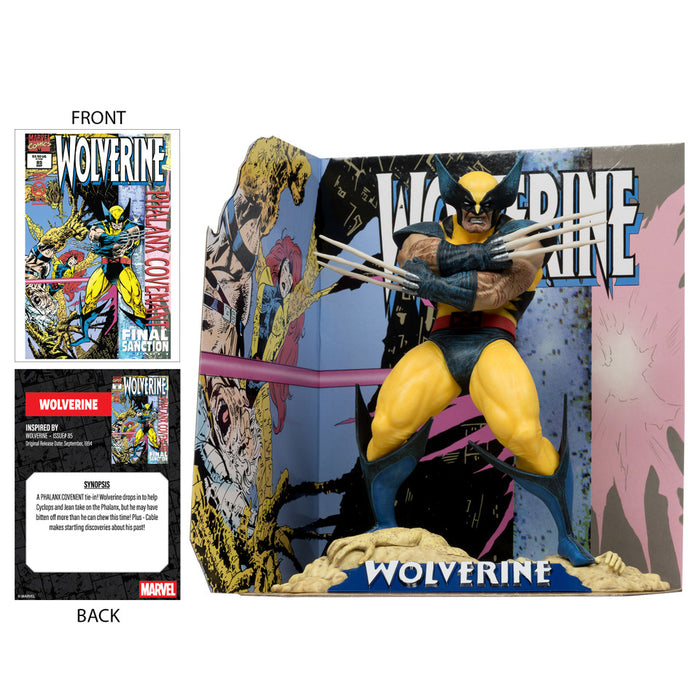 McFarlane - Marvel Collection - Wolverine #85 - Wolverine 1:10th Scale Posed Figure w/Scene (14828) LOW STOCK