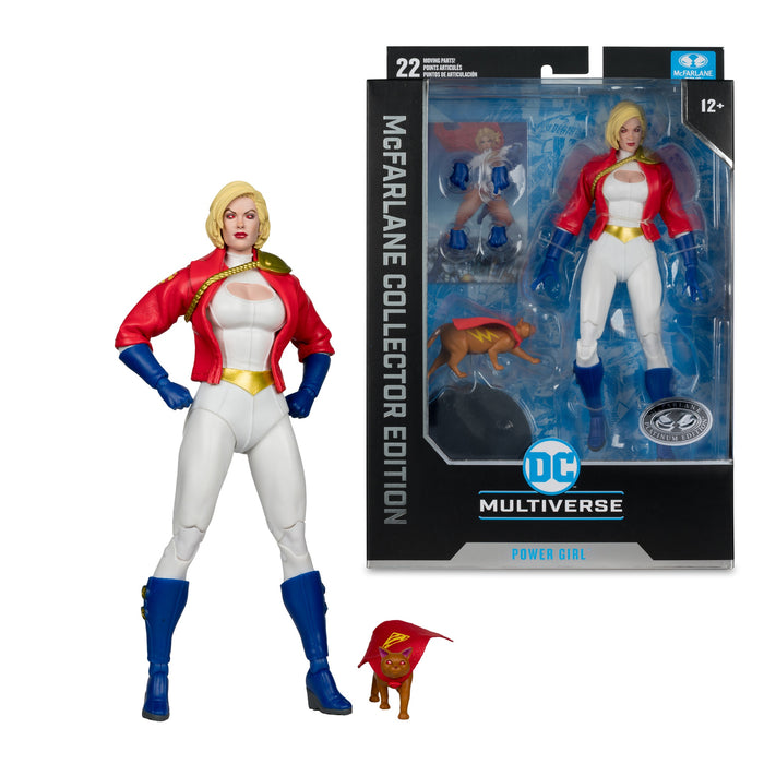 McFarlane Collector Edition 31 (DC Multiverse) Power Girl (Power Girl: Reborn) PLATINUM Figure 17256 LOW STOCK