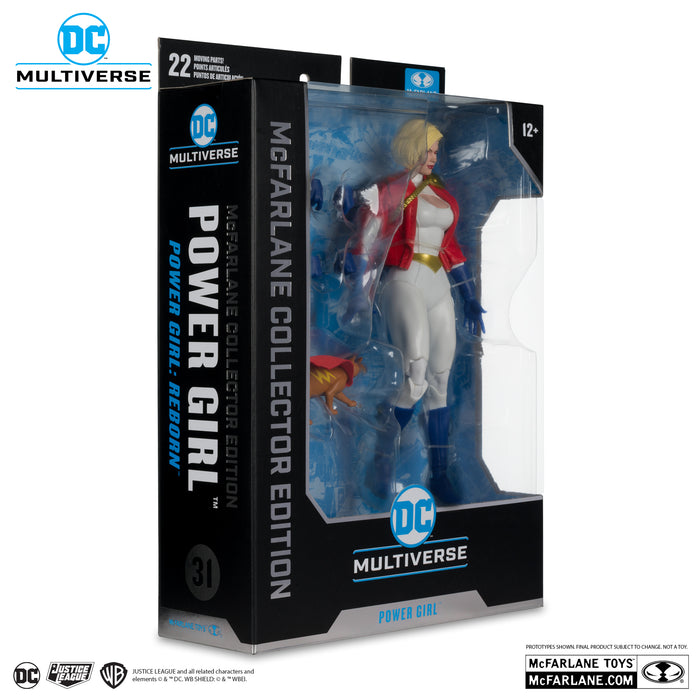 McFarlane Collector Edition 31 (DC Multiverse) Power Girl (Power Girl: Reborn) PLATINUM Figure 17256 LOW STOCK