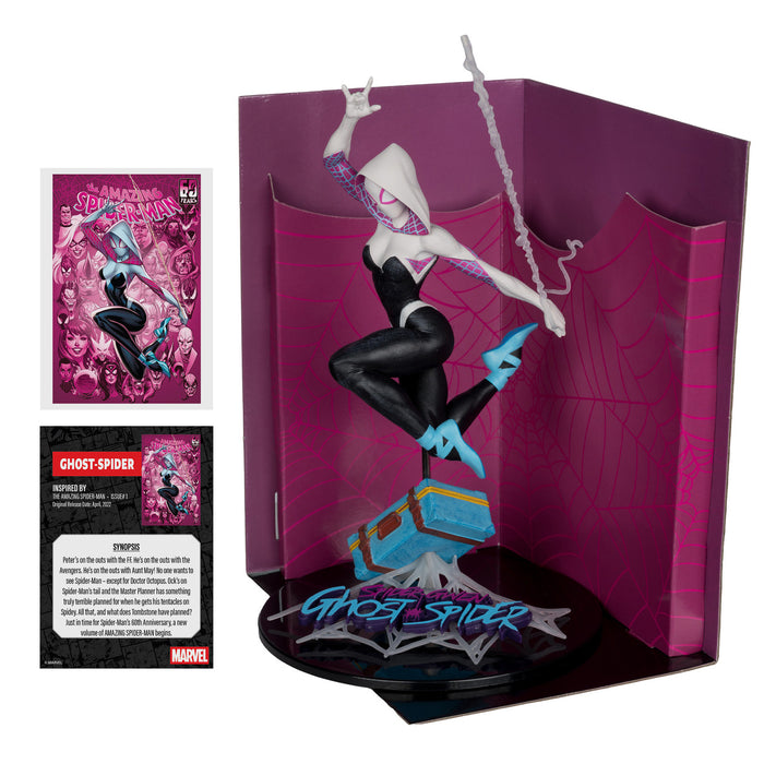 McFarlane Marvel Collection - Ghost-Spider (Amazing Spider-Man #1) 1:10th Figure (GOLD LABEL) 14823 LOW STOCK
