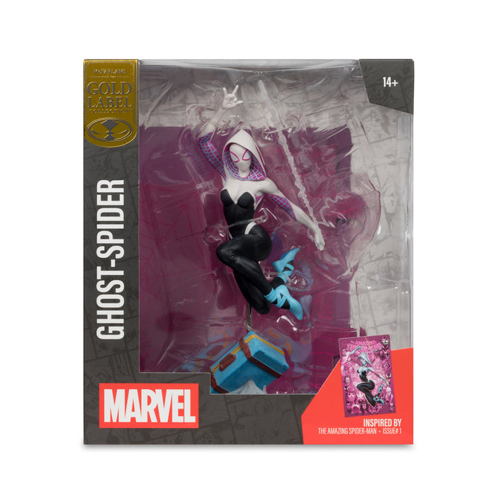 McFarlane Marvel Collection - Ghost-Spider (Amazing Spider-Man #1) 1:10th Figure (GOLD LABEL) 14823 LOW STOCK