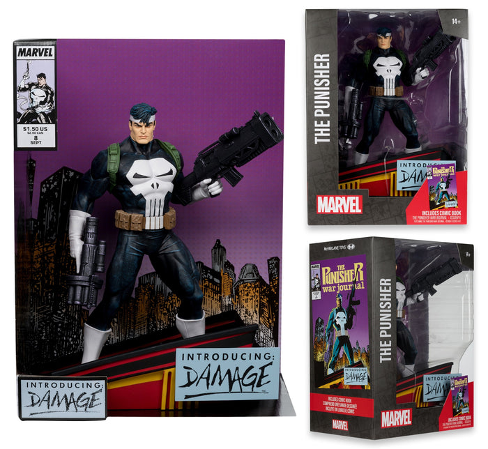 McFarlane: Marvel Collection - The Punisher (Punisher War Journal #6) 1:6th Figure w/Diorama (14819)