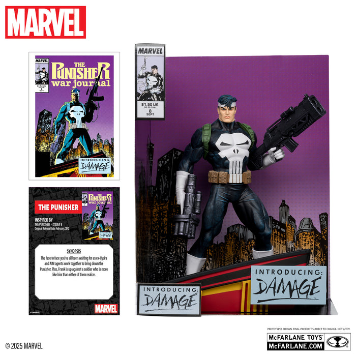 McFarlane: Marvel Collection - The Punisher (Punisher War Journal #6) 1:6th Figure w/Diorama (14819)
