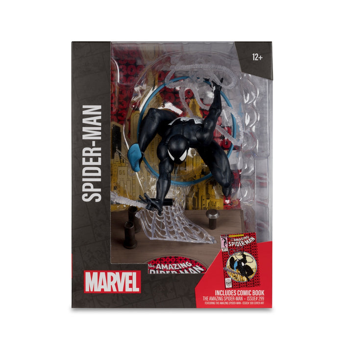 McFarlane Marvel Collection Amazing Spider-Man #300 Symbiote Suit Figure & Diorama 14789 DAMAGED BOX LOW STOCK