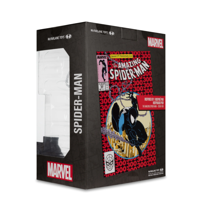 McFarlane Marvel Collection Amazing Spider-Man #300 Symbiote Suit Figure & Diorama 14789 DAMAGED BOX LOW STOCK