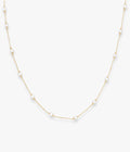 Melinda Maria “Perfect Pearl” Infinity Necklace-Gold